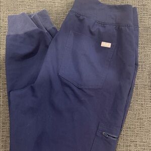 Women’s Jogger Figs Navy Scrubs - PETITE